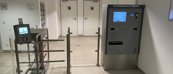 Neuer Kassenautomat im Hallenbad