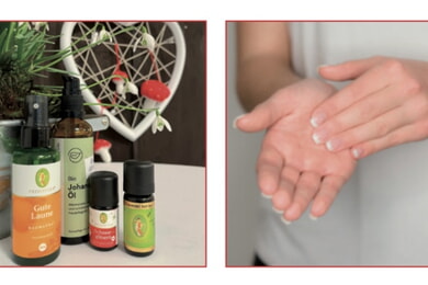 Kennenlernen von Aroma Ölen & Handmassage - Aktion MITEINANDER
