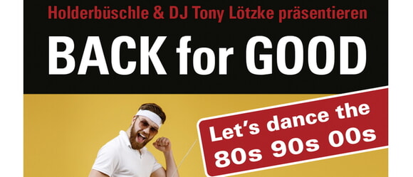 Back for Good  - lets dance 80s 90s 00s